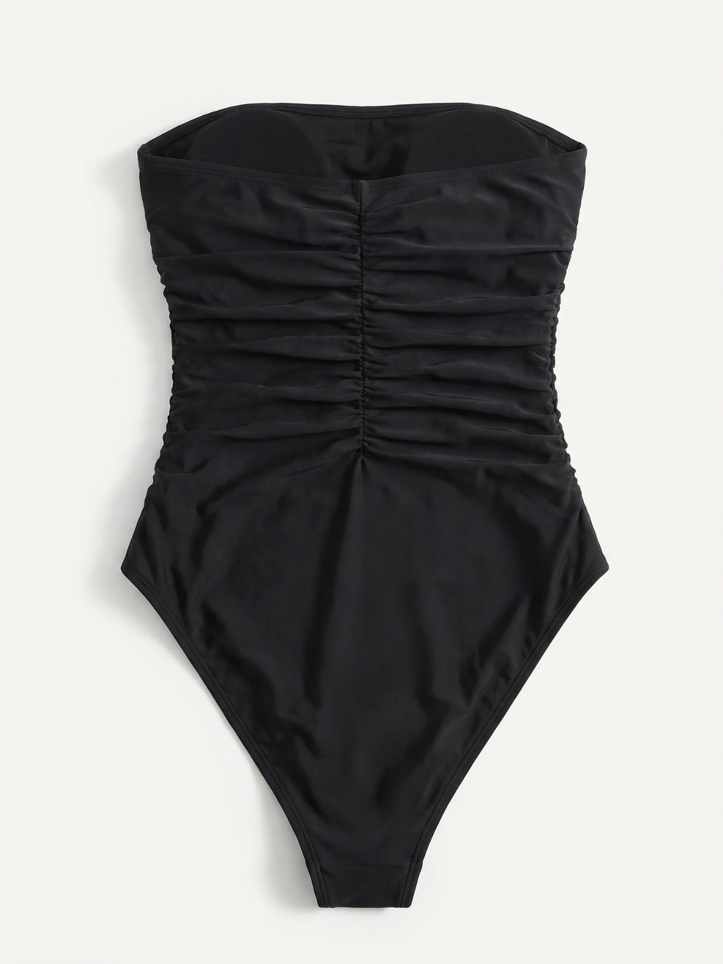 Vera | Women's Wire-Free Ruched Bandeau One-Piece Swimsuit