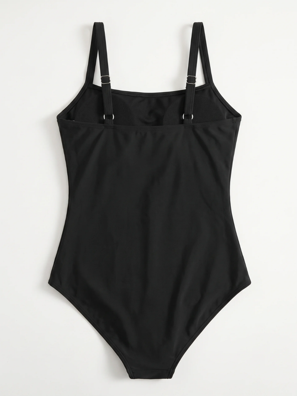 Simone | Women's Wrap V-Neck One-Piece Swimsuit with Gold Hardware