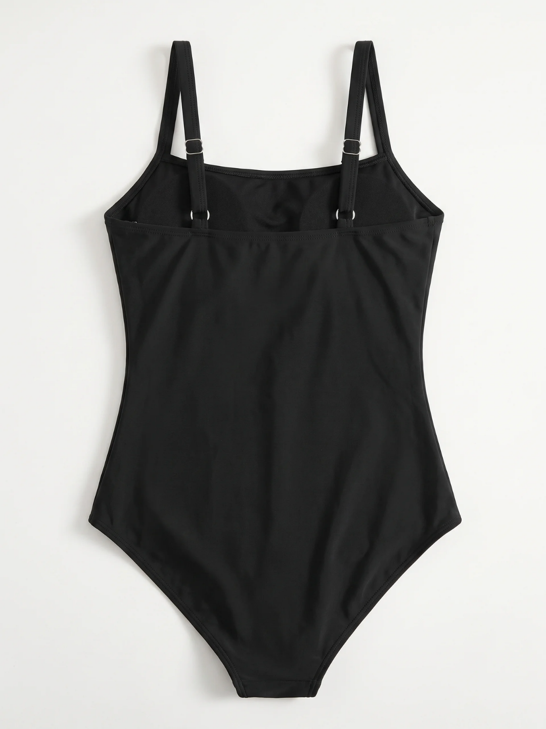 Simone | Women's Wrap V-Neck One-Piece Swimsuit with Gold Hardware