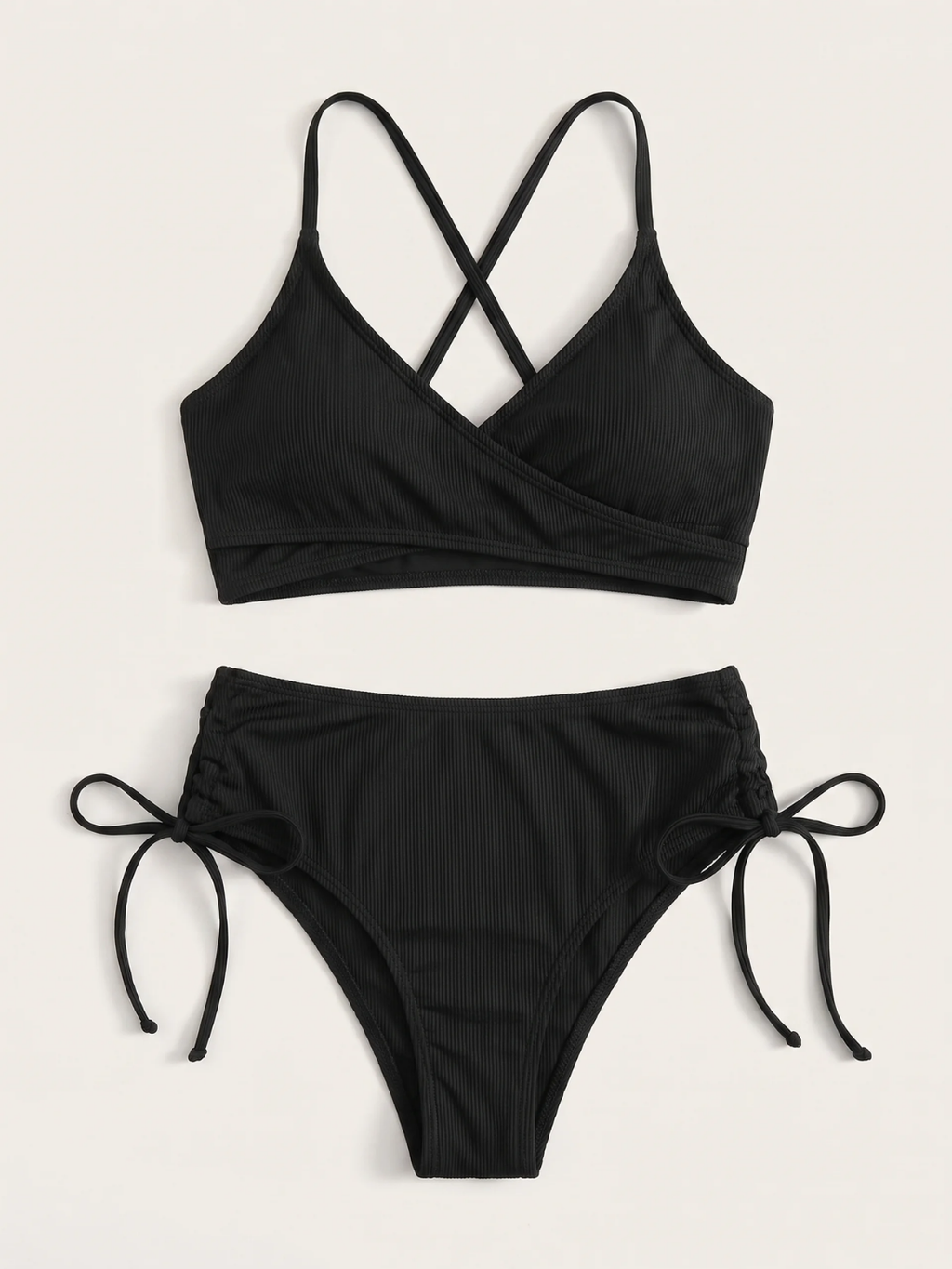 Harlow | Women's Wire-Free Wrap V-Neck Bikini Set