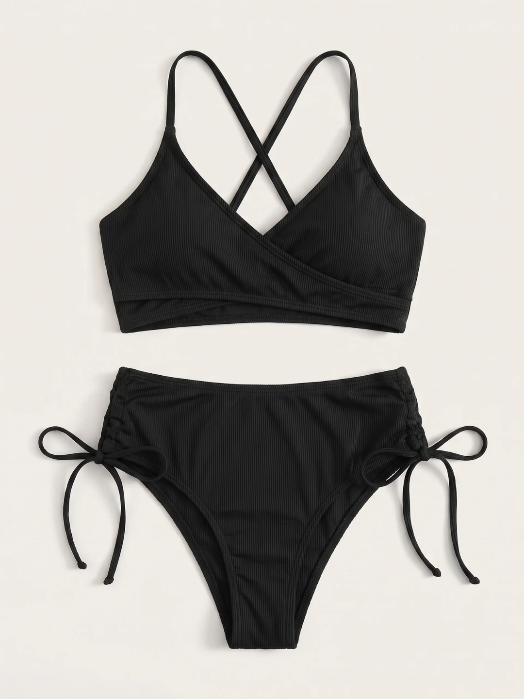 Harlow | Women's Wire-Free Wrap V-Neck Bikini Set