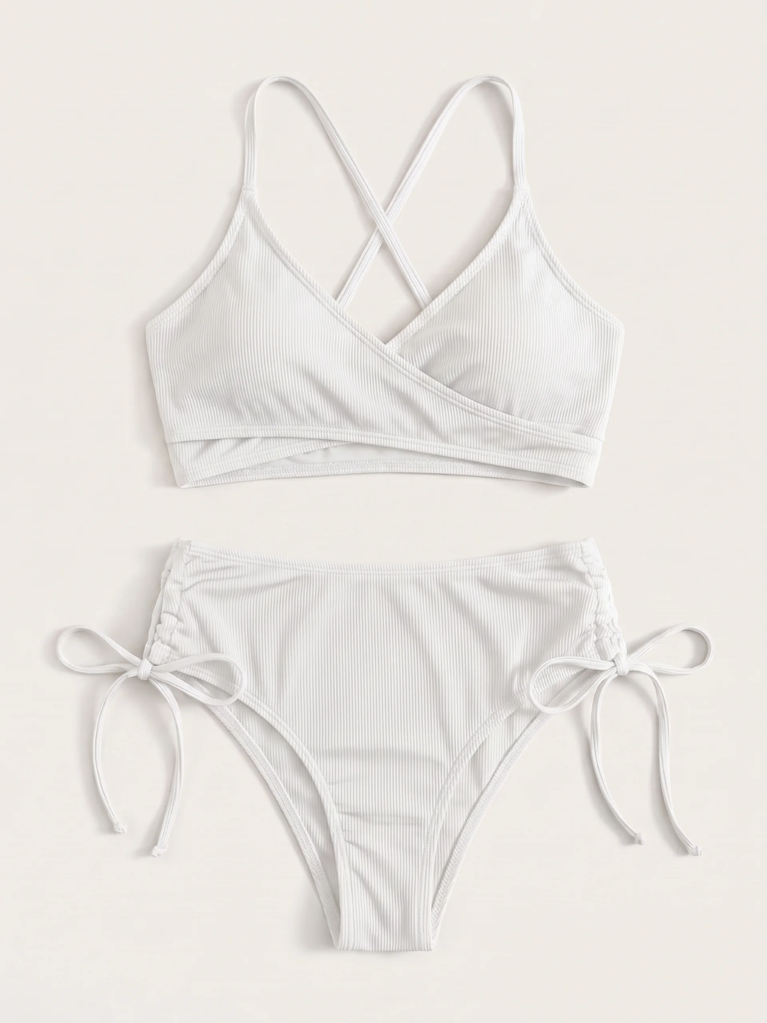 Harlow | Women's Wire-Free Wrap V-Neck Bikini Set