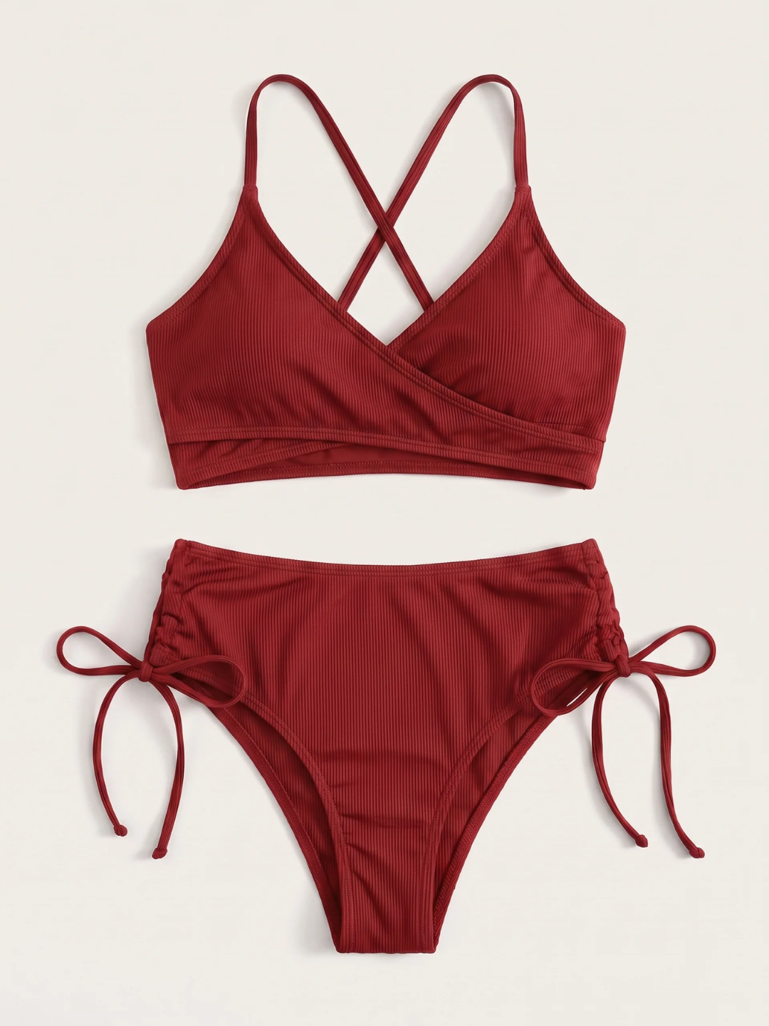 Harlow | Women's Wire-Free Wrap V-Neck Bikini Set