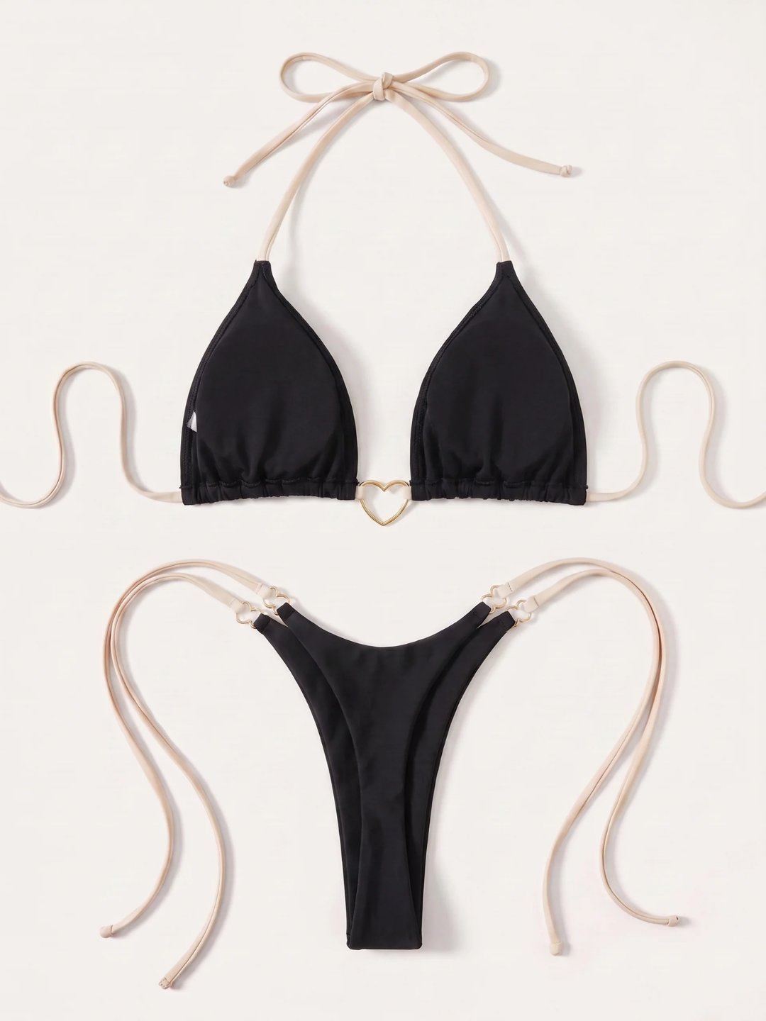 Ruby | Women's Wire-Free Micro Triangle Thong Bikini Set