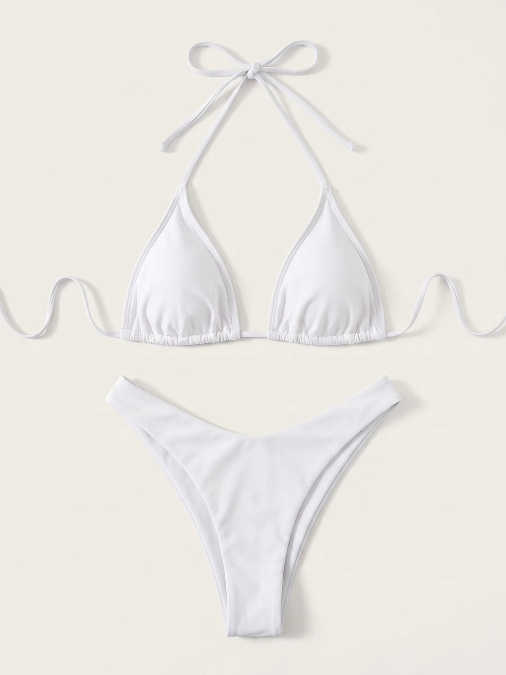 Willow | Women's Wire-Free High-Waist Halter Bikini Set