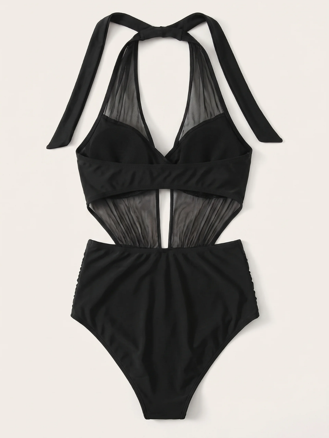 Adriana | Women's Wire-Free High-Neck Cutout One-Piece Swimsuit